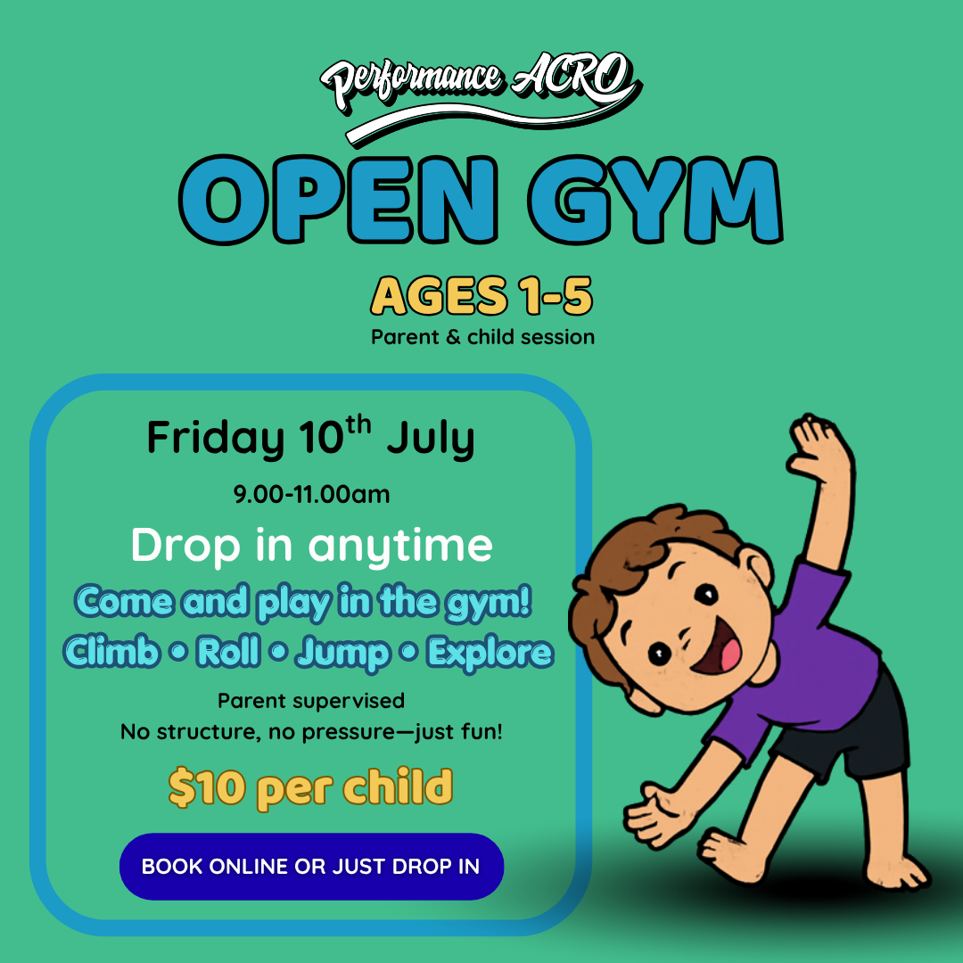 OPENjuly 2026 Open Gym for 1-5 year olds - Image 1
